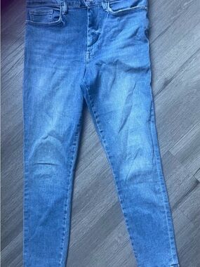 Frame Denim Slim Women's Skinny Jeans in Blue Wash